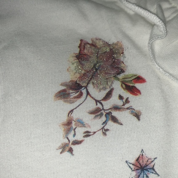 NWT girls cream unicorn glitter sequin top from NEXT Sz 12 years - Picture 9 of 10